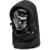 Volcom womens V-scout Pullover Neck Warmer Hood Snowboard Ski(Black S5)