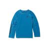 Volcom Boys’ Lido Solid Lycra Long Sleeve Rashguard 50+ Uv Protection(Tidal Blue)