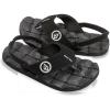 Volcom Boy’s Recliner Little Youth Heel Strap Sandals(Black White – New)