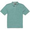 Volcom Boys Wowzer Short Sleeve Polo Shirt(Green 324)