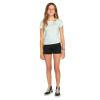 Volcom Girls’ Cryptogram Short Sleeve Knit Shirt(Pale Aqua)