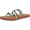 Volcom Girls’ Easy Breezy Big Girls Thong Flip Flip Sandals(Black White)
