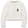 Volcom Girls’ Pocket Dial Long Sleeve Tee(Star White)