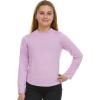 Volcom Girls Rash Guard for Girls Long Sleeve Swim Shirt SPF50+(Lavender)