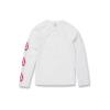 Volcom Girls Simply Core Lycra Long Sleeve Rashguard 50+ Uv Protection(Candy Apple)