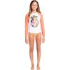 Volcom Girls Simply Core Lycra Long Sleeve Rashguard 50+ Uv Protection(Dark Coral)