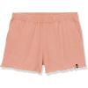 Volcom Girls’ Strutin Stone Elastic Waist Cut Off Short(Light Mauve)