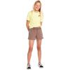 Volcom Girls’ Strutin Stone Elastic Waist Cut Off Short(Slate Grey)