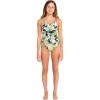 Volcom Girls’ Sunny Beach One Piece Swimsuit(Black)