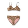 Volcom Girls’ Swimsuit Two Piece Bikini Set(Animal Print 1)