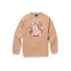 Volcom Girls’ Truly Stokin Crew Fleece Sweatshirt(Hazelnut)