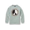 Volcom Girls’ Truly Stokin Crew Fleece Sweatshirt(Stone Blue)