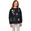 Volcom Girls’ Werkin Doubles Long Sleeve Tee(Black 1)