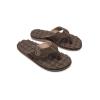 Volcom Men’s Recliner Sandal Flip Flop(Brown)