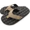 Volcom Men’s Recliner Sandal Flip Flop(New Khaki)