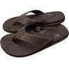 Volcom Men’s Victor Flip-Flop Sandal(Brown)