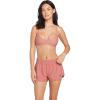 Volcom Womens 2-inch Swim Boardshorts – Lightweight 4-Way Stretch Surf Shorts with UPF 50+ and Recycled Fabric(Mauve Rose)