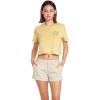 Volcom Womens Enternet Short Sleeve Tee(Citron)