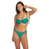 Volcom Womens Full Bikini Bottom – Low-Rise Swim Bottom with Full Coverage, Made from Recycled Fabric(Emerald Green)