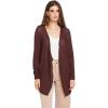 Volcom Women’s Go Go Wrap Open Front Cardigan Sweater (Regular & Plus Size)(Espresso)