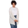 Volcom Women’s Go Go Wrap Open Front Cardigan Sweater (Regular & Plus Size)(Oatmeal)