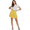 Volcom Women’s Hey Bud High Waisted Paper Bag Mini Skirt(Citron)