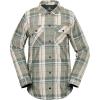 Volcom Womens Hooded Flannel Snowboard Ski Winter Hooded Shirt Jacket(Sand)