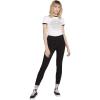 Volcom Womens Liberator High Rise Denim Jean Pants(Premium Wash Black Wash 1)