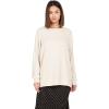 Volcom Women’s Lived In Lounge Crew Neck Fleece Sweatshirt(Sand)