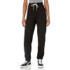 Volcom Women’s Lived In Lounge Fleece Sweatpants (Regular & Plus Size)(Black White 1)