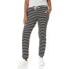 Volcom Women’s Lived In Lounge Fleece Sweatpants (Regular & Plus Size)(Black White)