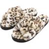 Volcom Women’s Lived in Lounge Faux Fur Slide Sandal(Cheetah)