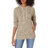Volcom Women’s Lived in Lounge Hooded Fleece Sweatshirt(Animal Print)