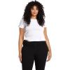 Volcom Women’s One of Each Short Sleeve Crew Neck Tee (Regular & Plus Size)(White 2)