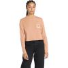 Volcom Womens Pocket Dial Long Sleeve Tee(Clay)