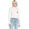 Volcom Womens Pocket Dial Long Sleeve Tee(Star White)