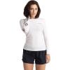 Volcom Women’s Simply Core Long Sleeve Rashguard UPF 50+(Star White Tide)