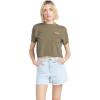 Volcom Womens Stone Step High Rise Denim Short(Cruzer Blue)
