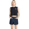 Volcom Womens Stone Step High Rise Denim Short(Melindigo)