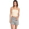 Volcom Womens Stone Step High Rise Denim Short(Moonbeam)