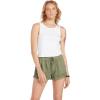 Volcom Women’s Sunday Strut Elastic Waist Short(Light Army)