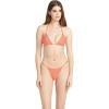 Volcom Womens Tri Bikini Top – Sustainable Slide-tri Swim Top with Adjustable Halter and Removable Cups(Electric Coral)