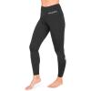 Volcom Womens V-Science Thermal Base Layer Legging – Quick Dry High-Waisted Fit(Black S5)