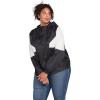 Volcom Women’s Wind Stoned Lightweight Quarter Zip Windbreaker Jacket(Black White)