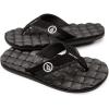 Volcom Youth Recliner Sandal (Little Kid/Big Kid)(Black/White)