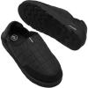 Volcom mens Recliner Indoor Outdoor Camping Snow Slippers(Black White)