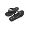 Volcom womens Boyfriends Thong Flip Flop Sandal(Black Grey)