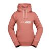 Volcom womens Core Hydro Crew Snowboard Ski Riding Fleece(Earth Pink S4)