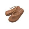 Volcom womens Forever Up Platform Sandal Flip Flop(Tan)