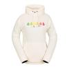 Volcom womens Melancon Hoodie Snowboard Ski Fleece(Moonbeam S4)